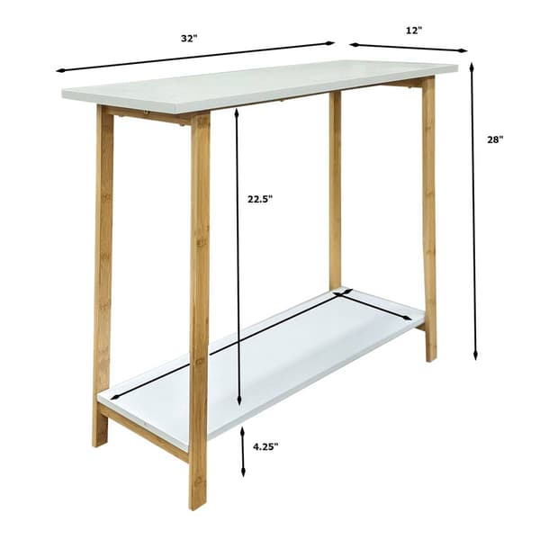 eccostyle&#8482; Bamboo Frame Console Table