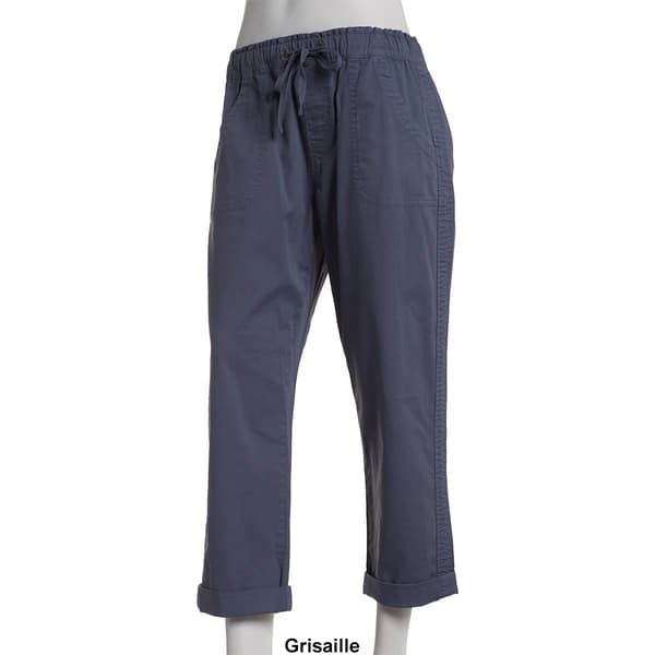 Petite Architect® Garment Washed Capri Pants