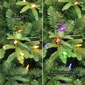 Puleo International 6.5ft. Pre-Lit Fraser Fir Slim Christmas Tree - image 7
