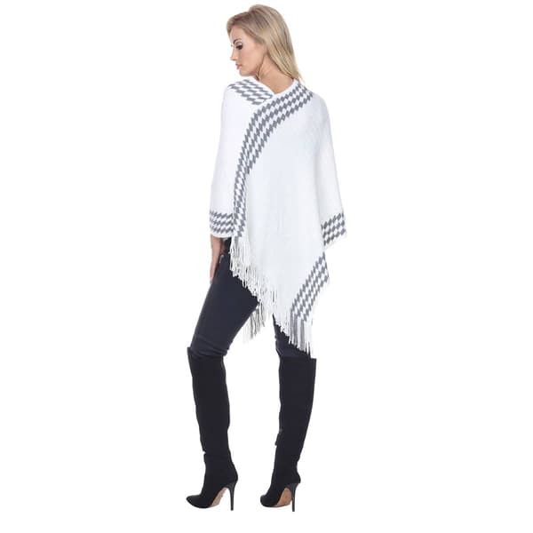 Womens White Mark Nevaeh Ivory Poncho