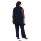 Plus Size R&amp;M Richards 3pc. Beaded Pantsuit Sheer Jacket Set - image 2