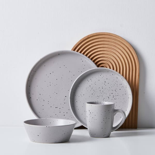 Stone Lain Jade 16pc. Stoneware Dinnerware Set
