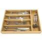 Home Basics Bamboo Cutlery Organizing Tray - image 3