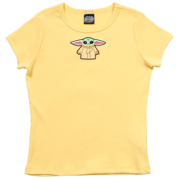 Girls (7-16) Star Wars(R) Short Sleeve Baby Yoda Tee