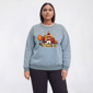 Plus Size Top Stitch By Morning Sun Coastal Fleece Sweatshirt - image 1