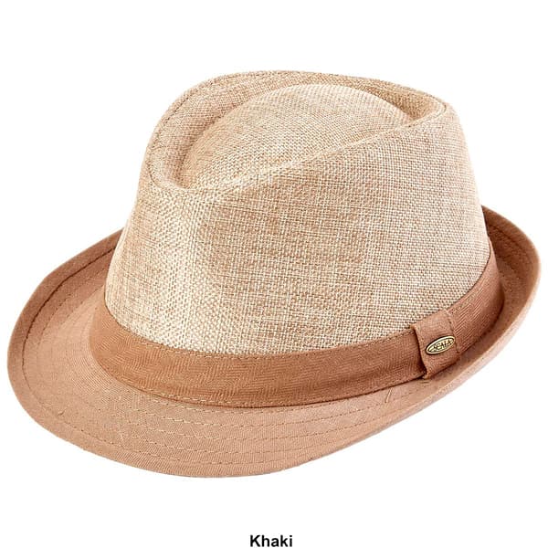 Mens Scala Reeded Fedora