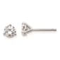 Pure Fire 14kt. White Gold Lab Grown 2/3ctw. Diamond Earrings - image 1