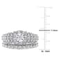 Diamond Classics™ 1/3ctw. Diamond Sterling Silver Bridal Ring Set - image 3