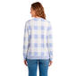 Womens Emily Daniels Long Sleeve Pullover Hacci Sweater - Grey - image 2