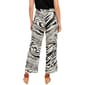 Womens Chloe & Jasmine Wide Leg Abstract Smocked Tie Waist Pants - image 2