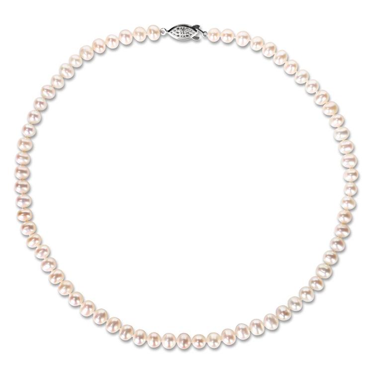 Gemstone Classics™ Pearl Bracelet Necklace & Earrings Set
