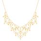 Gold Classics&#40;tm&#41; Diamond-Cut Beaded Scallop Chandelier Necklace - image 1