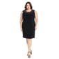 Plus Size R&M Richards Rhinestone Trim Jacket Dress - image 4