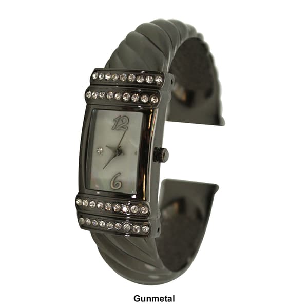 Womens Olivia Pratt™ Square Face Bangle Women Watch - A918308