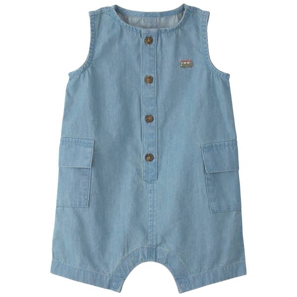 Baby Boy (3-24M) Carter''s(R) Chambray Surf Van Romper