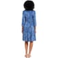 Womens Sami & Jo 3/4 Sleeve Paisley Pintuck Panel Shift Dress - image 2