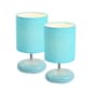 Simple Designs Stonies Small Stone Look Bedside Lamp - Set of 2 - image 2