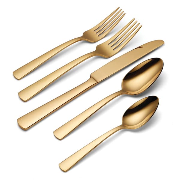 Oneida Aptitude Gold 20pc. Everyday Flatware Set