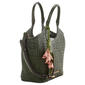 Nanette Lepore Junne Tulip Charm Straw Satchel - image 2