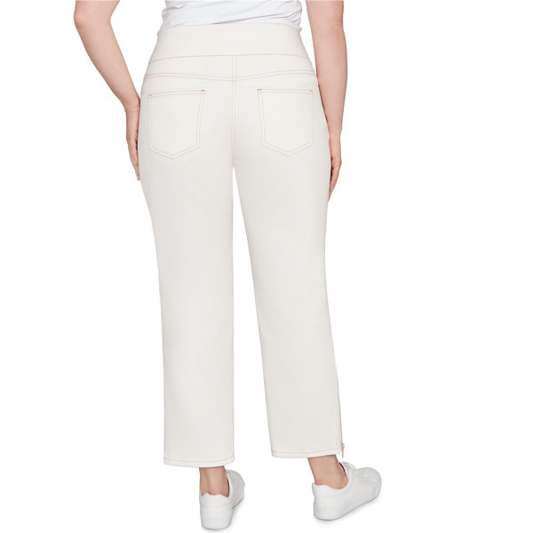 Plus Size Ruby Rd. Hello Holiday Zipper Hem Pull On Jeans - Boscov's