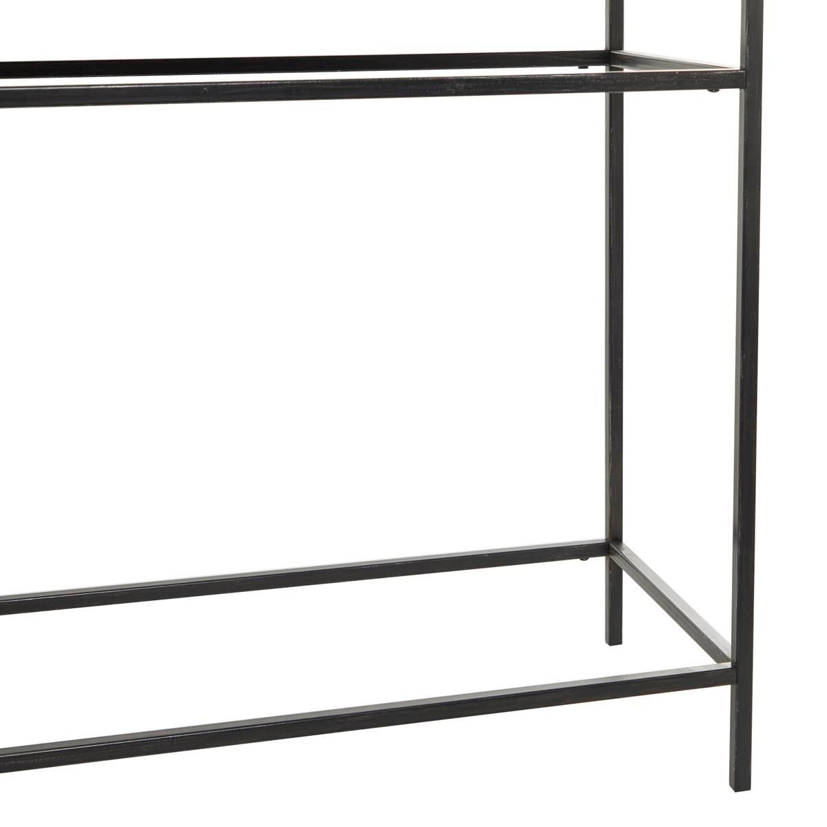 9th & Pike® Brown Metal Rustic Console Table