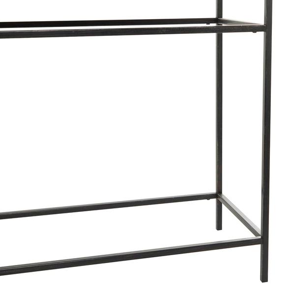 9th & Pike® Brown Metal Rustic Console Table