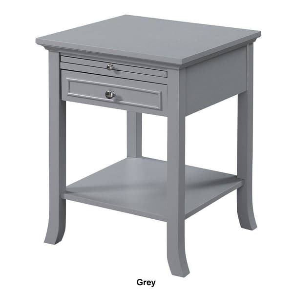 Convenience Concepts American Heritage Pull-Out Shelf End Table