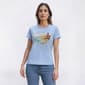 Womens Top Stitch By Morning Sun Lighthouse Seagulls Tee - image 1
