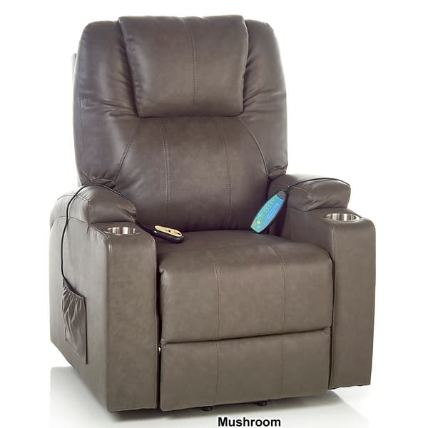 Linon Larson Power Lift Chair w/ Massage & Heat Boscov's