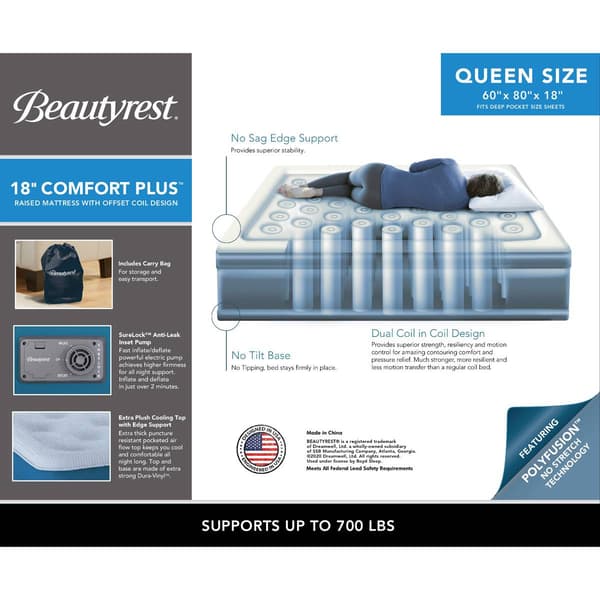 Beautyrest Comfort Plus Air Bed Queen Mattress