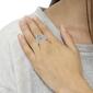 Haus of Brilliance 3/4ctw Diamond Engagement Ring and Band Set - image 5