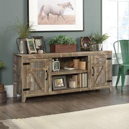 Sauder Farmhouse TV Stand with Storage