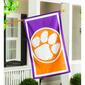 Evergreen Clemson University Burlap House Flag - image 2