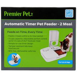 Premier Pet Automatic 2-Meal Pet Feeder