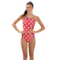 Womens Dolfin® Uglies X SmileyWorld® Pink One Piece Swimsuit - image 2