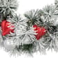 Northlight Seasonal 24in. Pre-Lit Snowy Pine Christmas Wreath - image 4