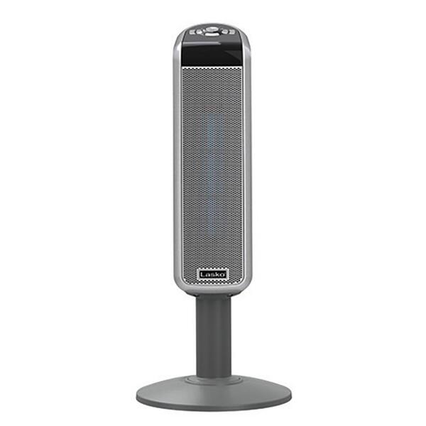 Lasko 1500 Watt Ceramic Pedestal Electric Space Heater w/ Remote - image 
