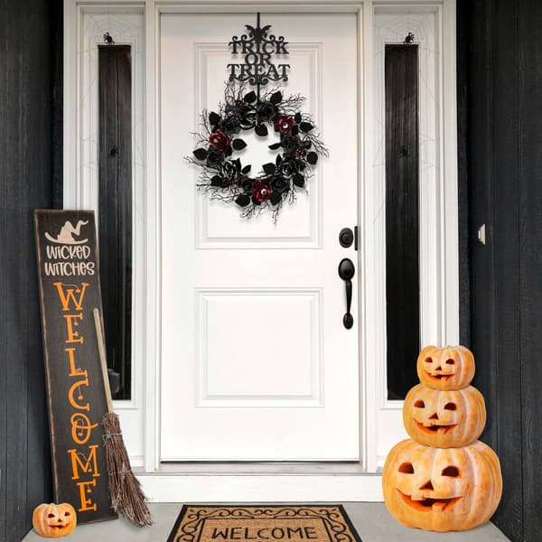 National Tree 19in. Halloween Trick or Treat Wreath Hanger