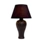Simple Designs Textured Stucco Curvy Ceramic Table Lamp - image 2
