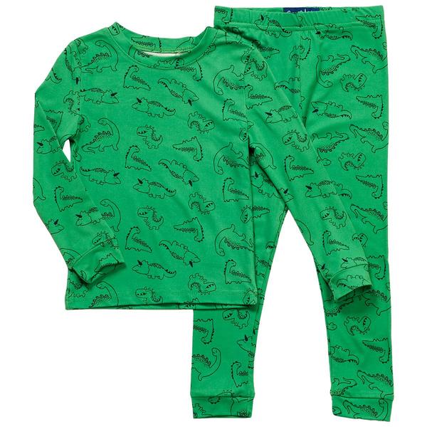 Toddler Boy Quiltex Dino 2pc. Knit Pajama Set - image 