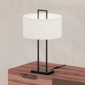 Infibrite 25in. Modern Structure Table Lamp with Textured Shade - image 5