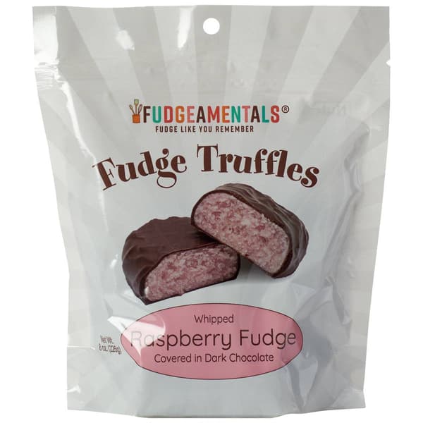 Fudgeamentals(R) 8oz. Raspberry Fudge Truffles - image 