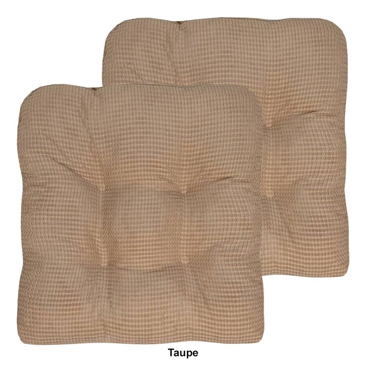 Sweet Home Collection Memory Foam Non-Slip Tufted Chair Cushion