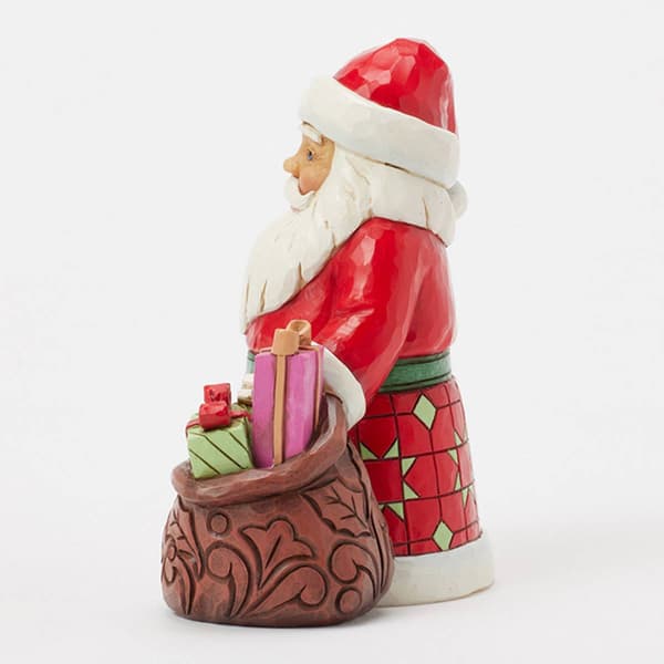 Jim Shore Santa with Toy Bag Pint Christmas Figurine