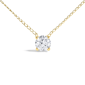 Haus of Brilliance 14kt. Gold Floating Lab Grown Diamond Necklace - image 2