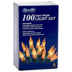 Sienna Super Gold 100 Light Set