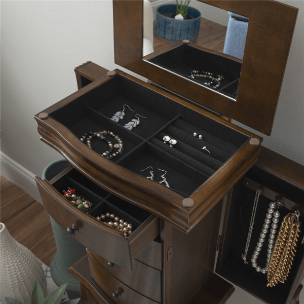 Linon Home Decor Jameson Jewelry Armoire