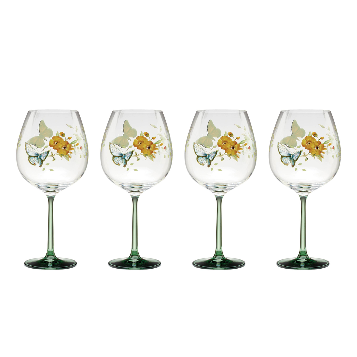 Lenox(R) Butterfly Meadow(R) Balloon Wine Glasses - Set of 4