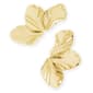 Steve Madden Vintage Gold Flower Post Earrings - image 3