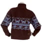 Juniors No Comment Mossy Jacquard Mockneck Zip Front Cardigan - image 3